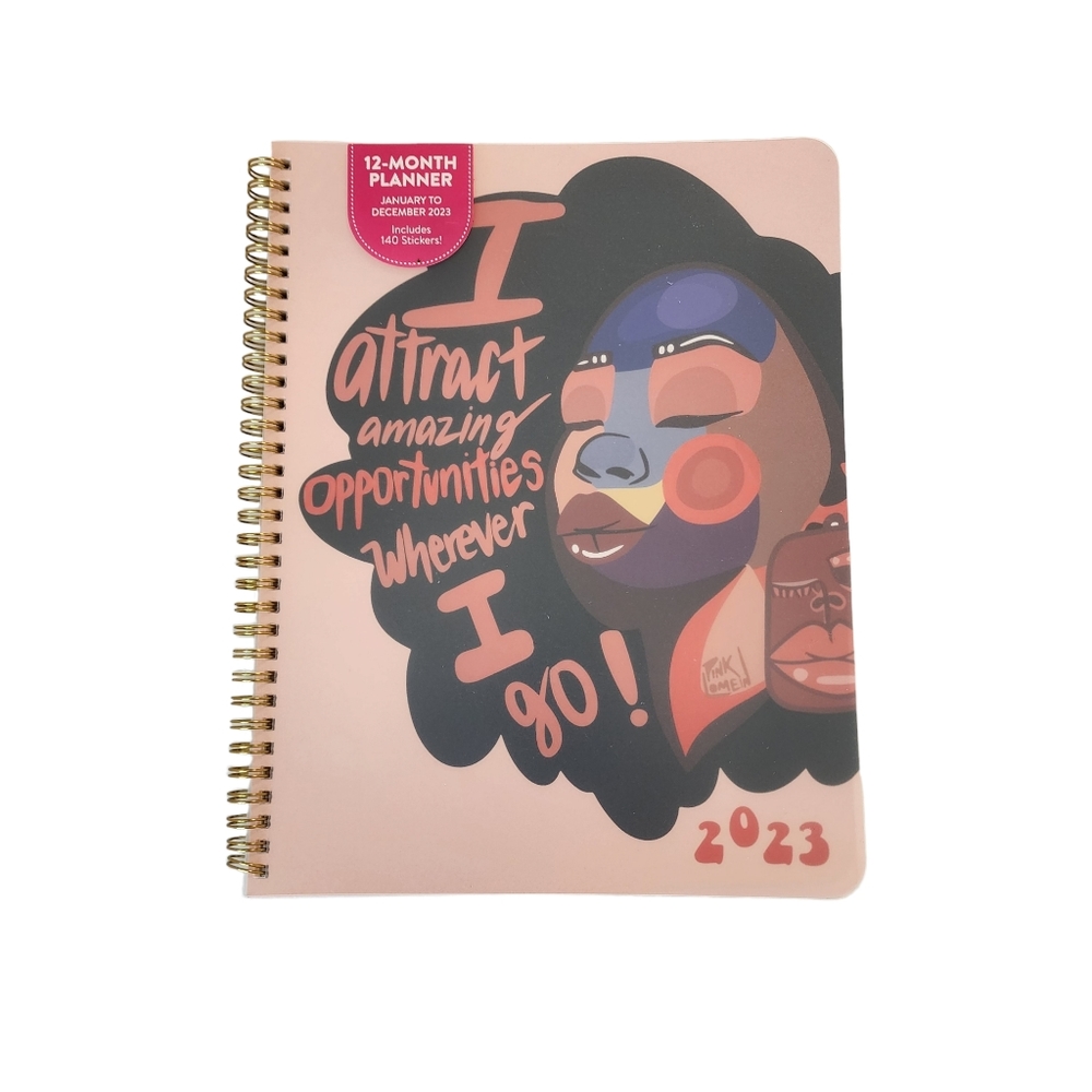 2023 Pink Lomein Planner 12 Month 2023